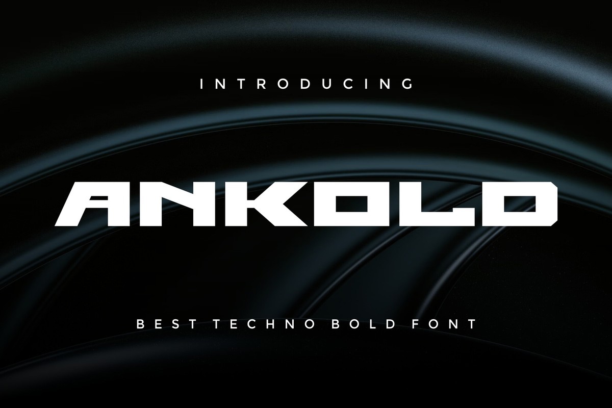 Schriftart Ankold