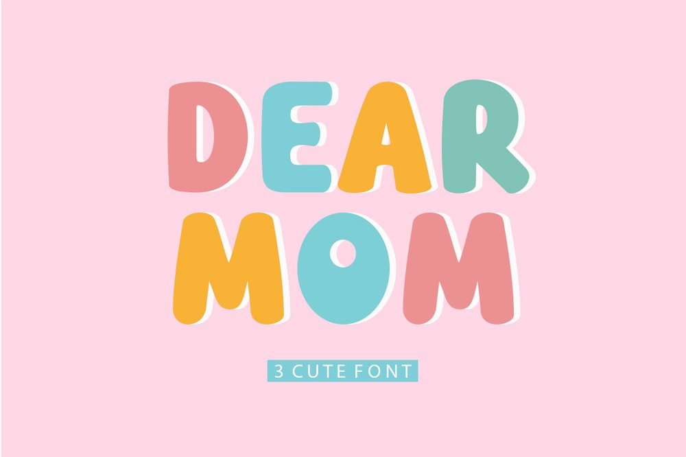 Schriftart Dear Mom