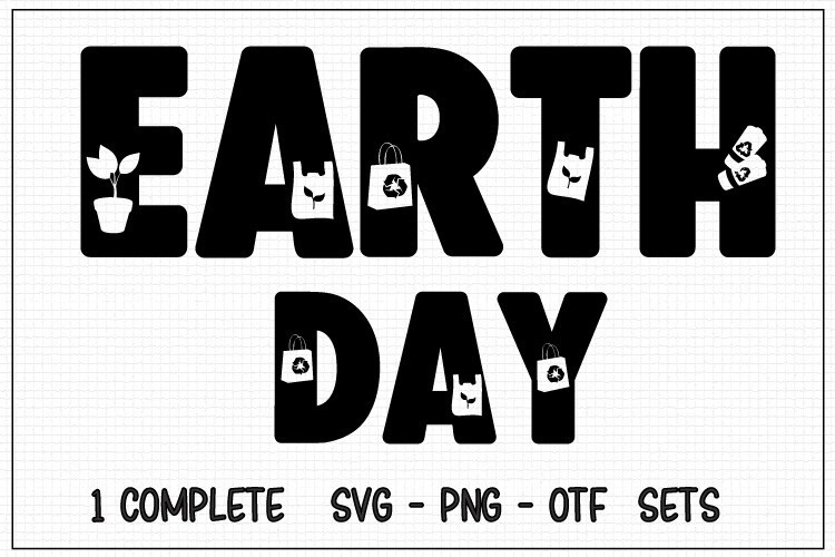 Schriftart Earth Day