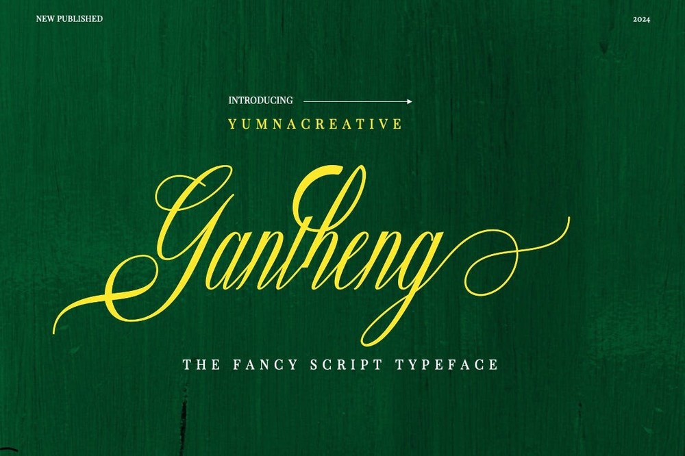 Schriftart Gantheng