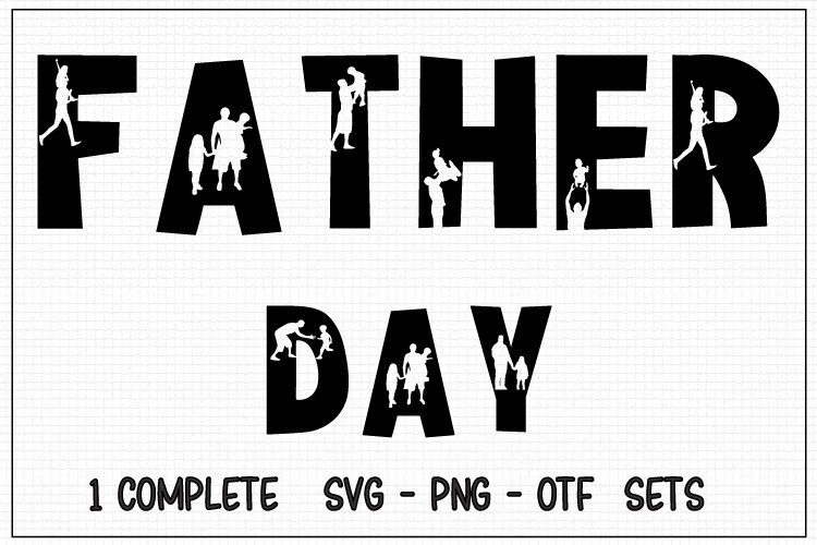 Schriftart Father Day