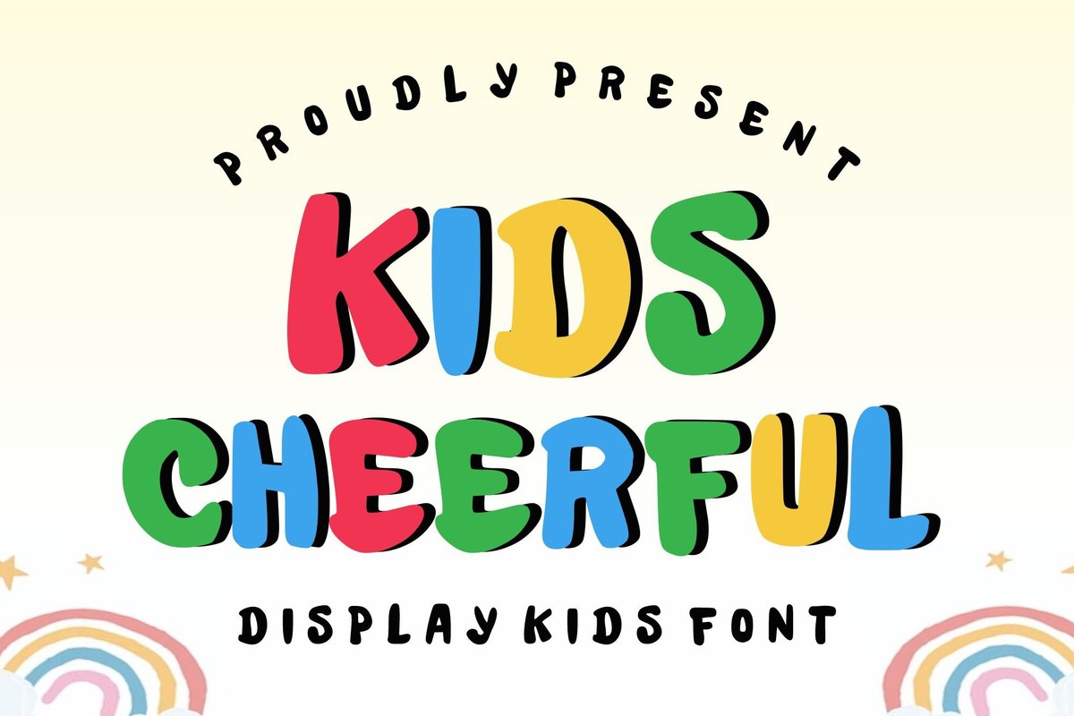 Schriftart Kids Cheerful