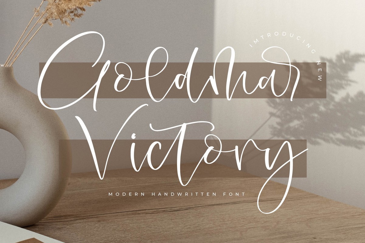 Schriftart Goldmar Victory