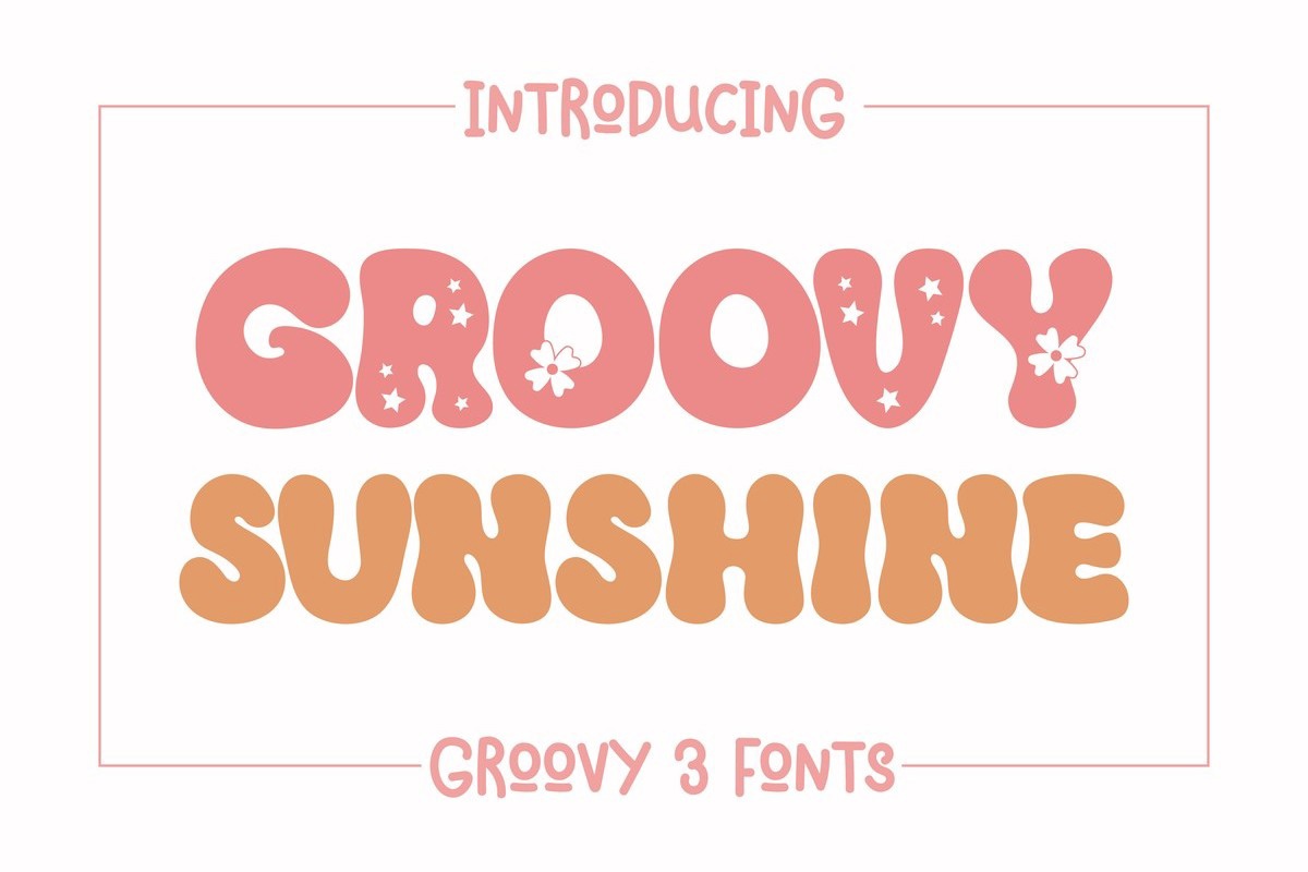 Schriftart Groovy Sunshine