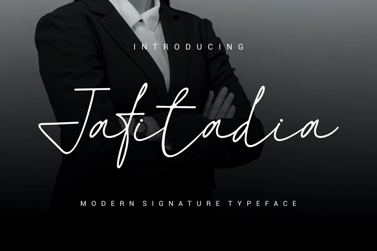 Schriftart Jafitadia