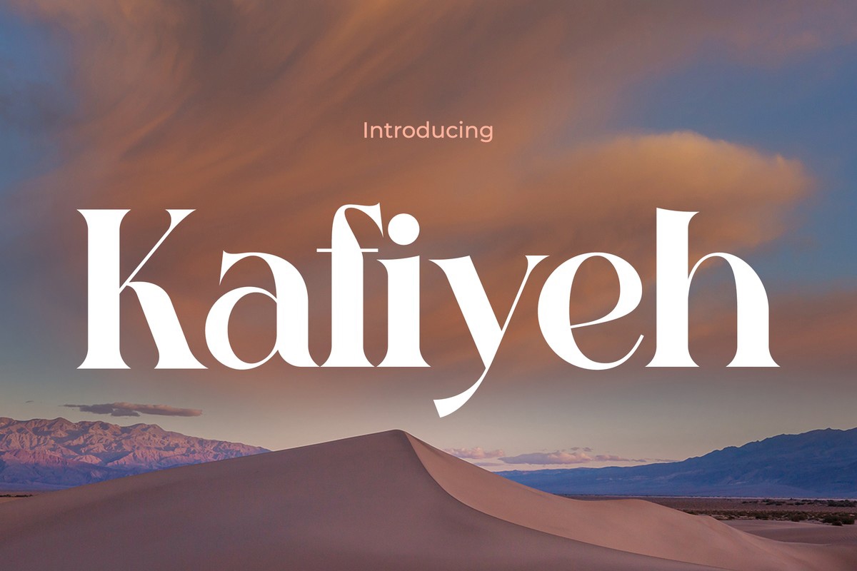 Schriftart Kafiyeh