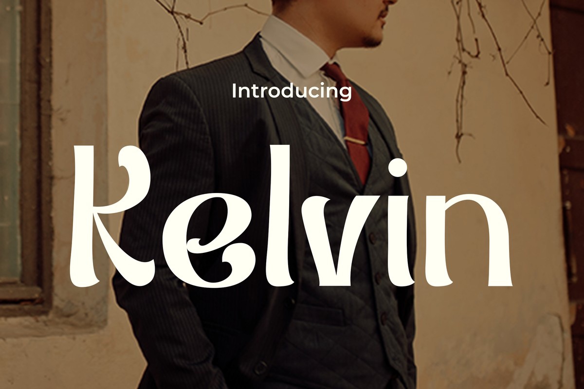 Schriftart Kelvin