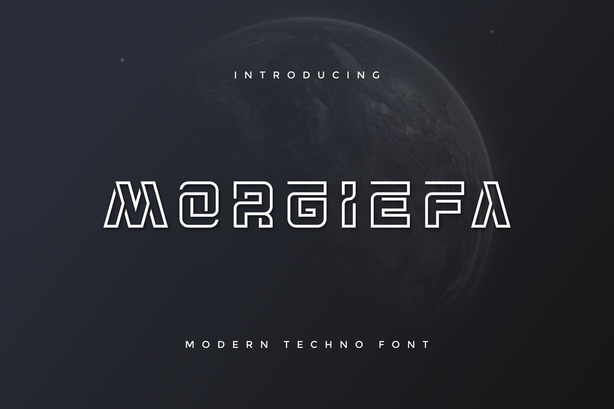 Schriftart Morgiefa