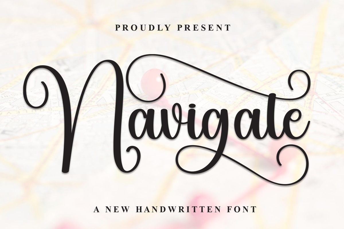 Schriftart Navigate