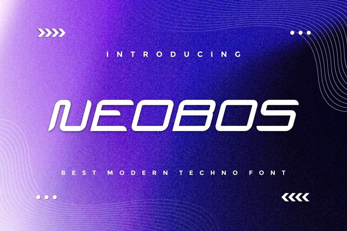 Schriftart Neobos