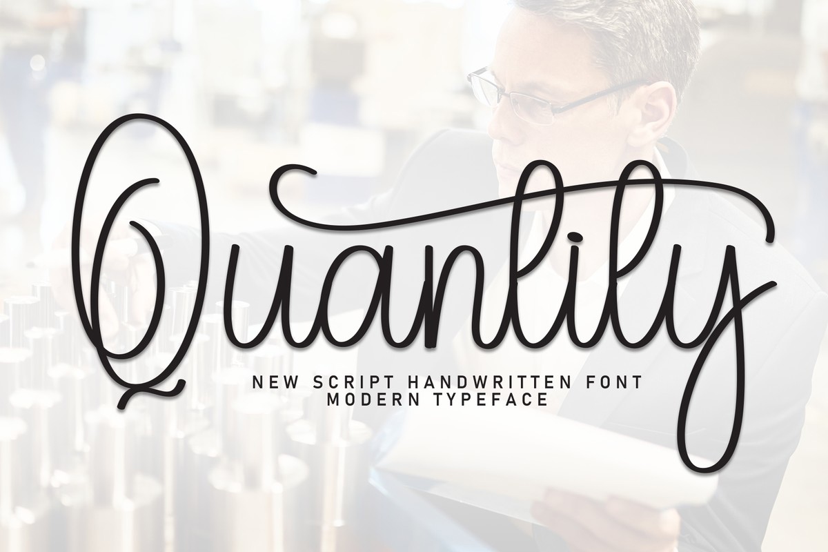 Schriftart Quantity