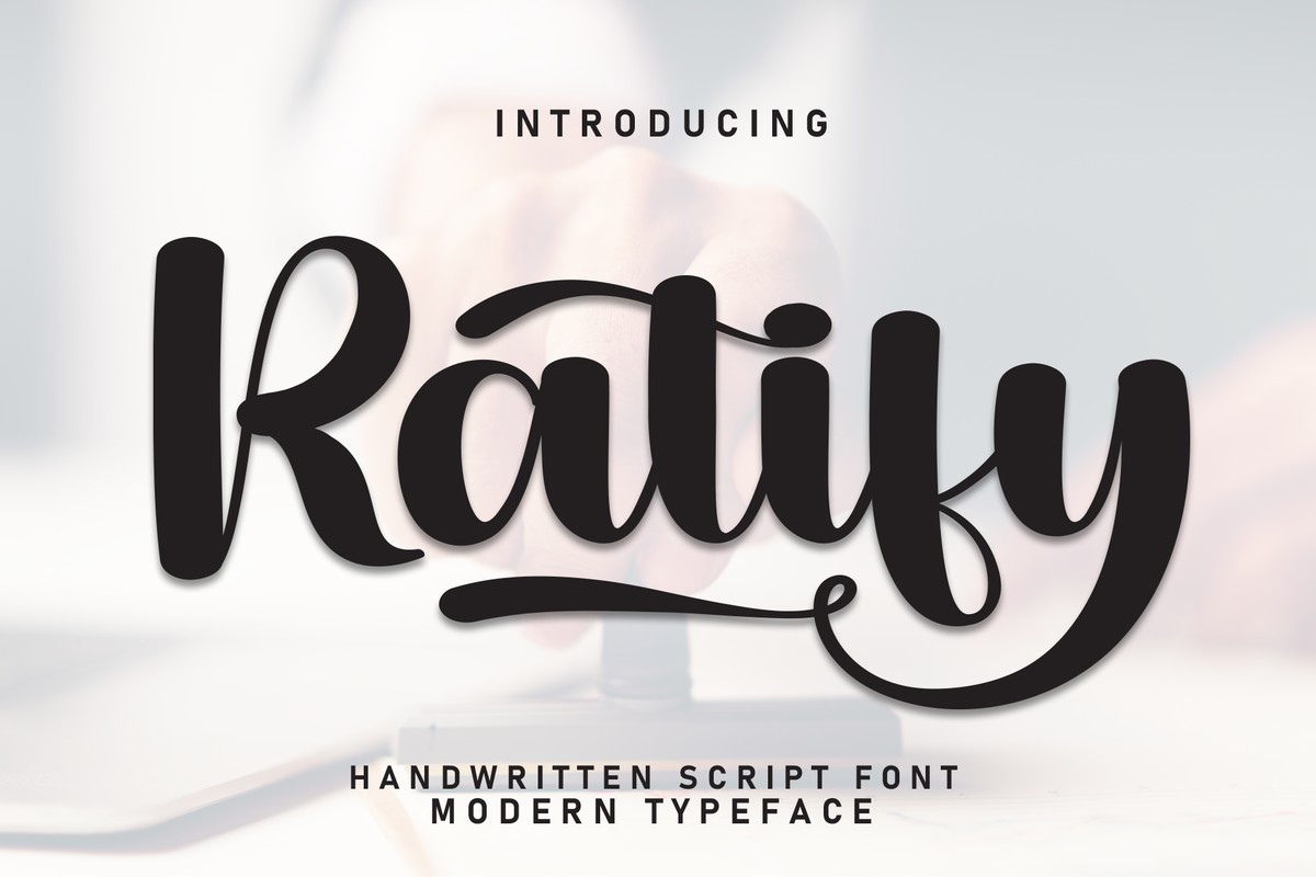 Schriftart Ratify