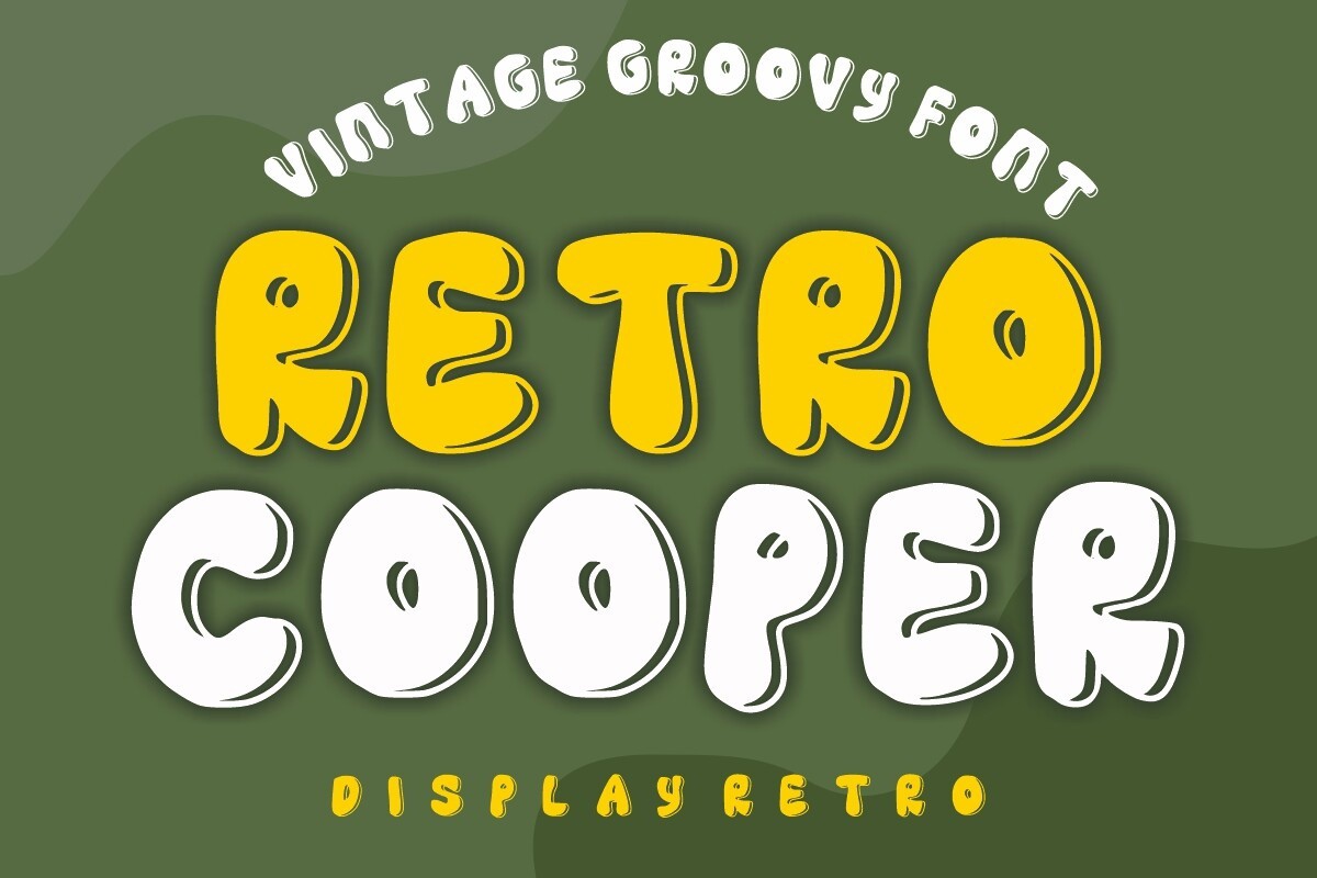 Schriftart Retro Cooper