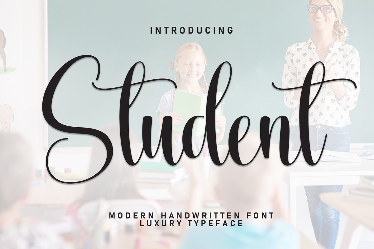 Schriftart Student