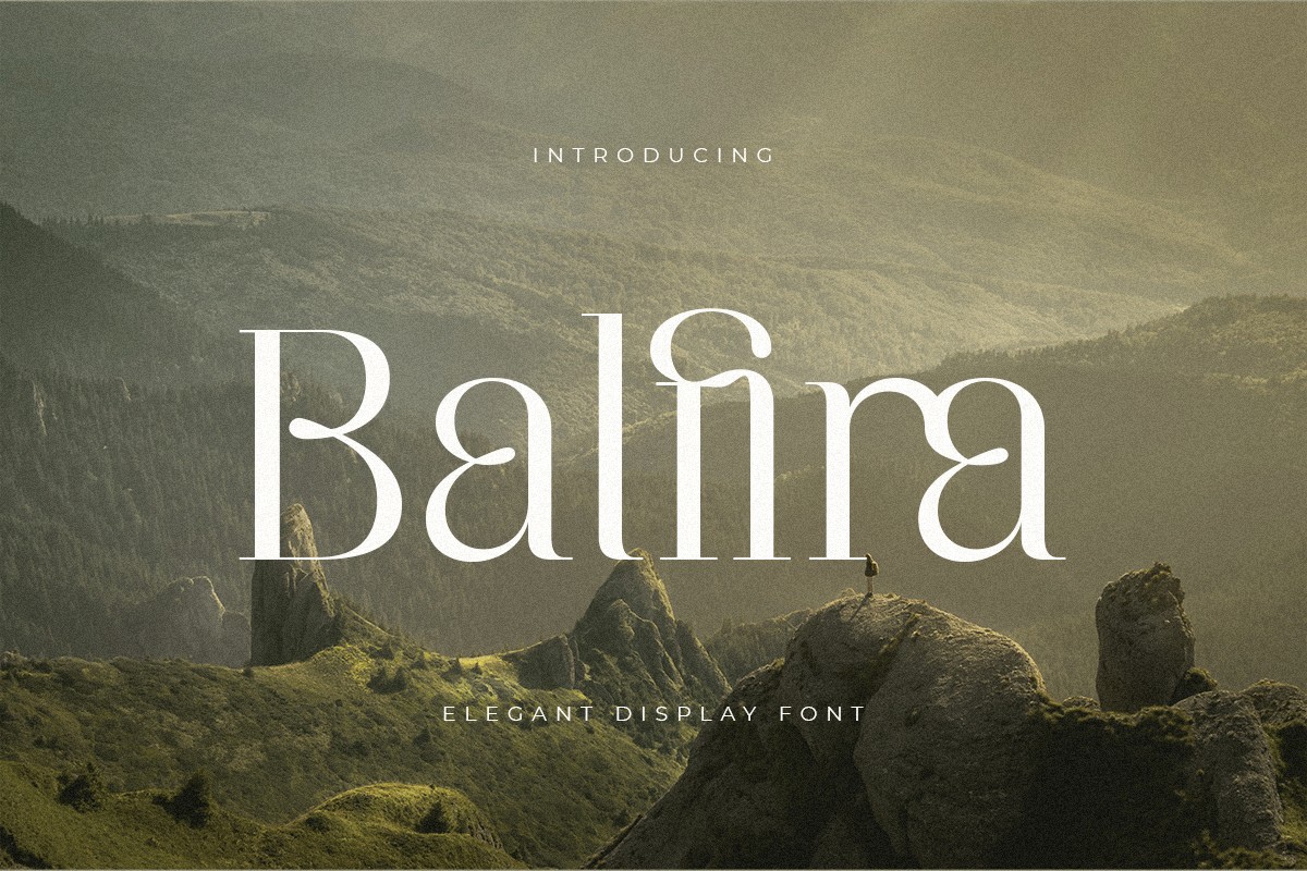 Schriftart Balfira