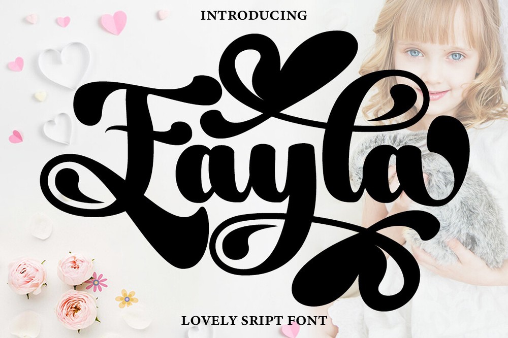 Schriftart Fayla