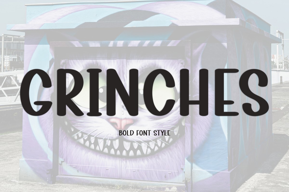 Schriftart Grinches