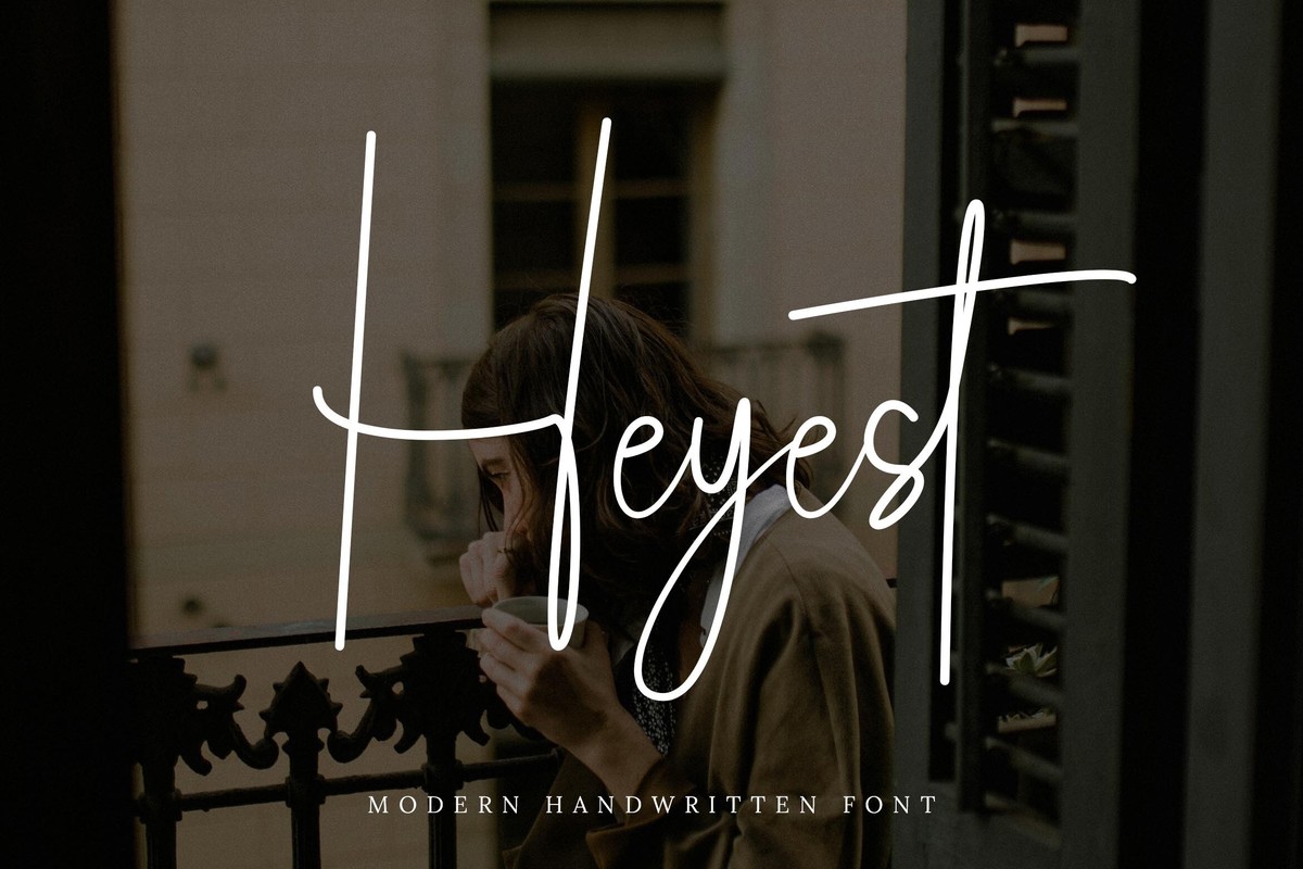 Schriftart Heyest