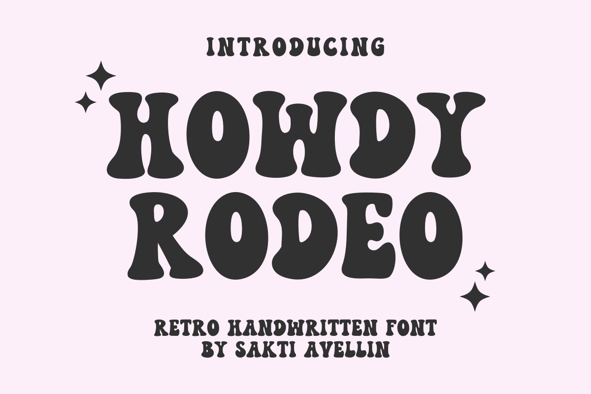 Schriftart Howdy Rodeo