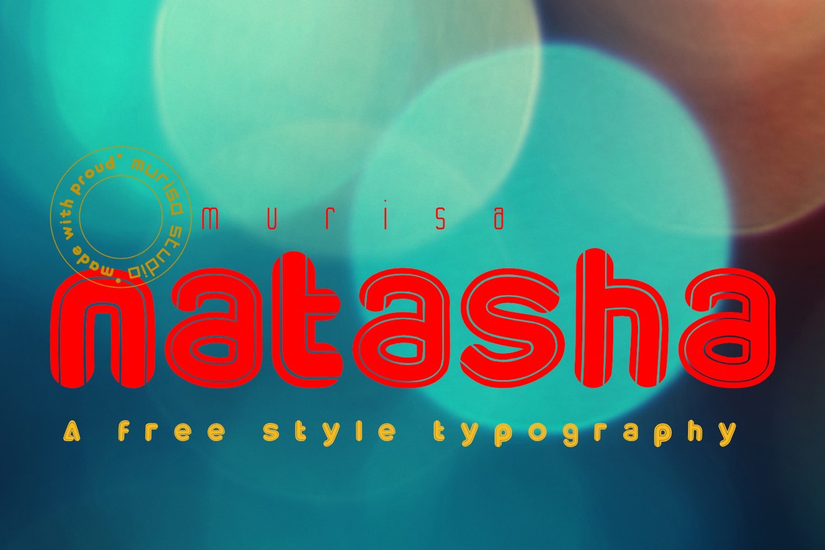 Schriftart Murisa Natasha