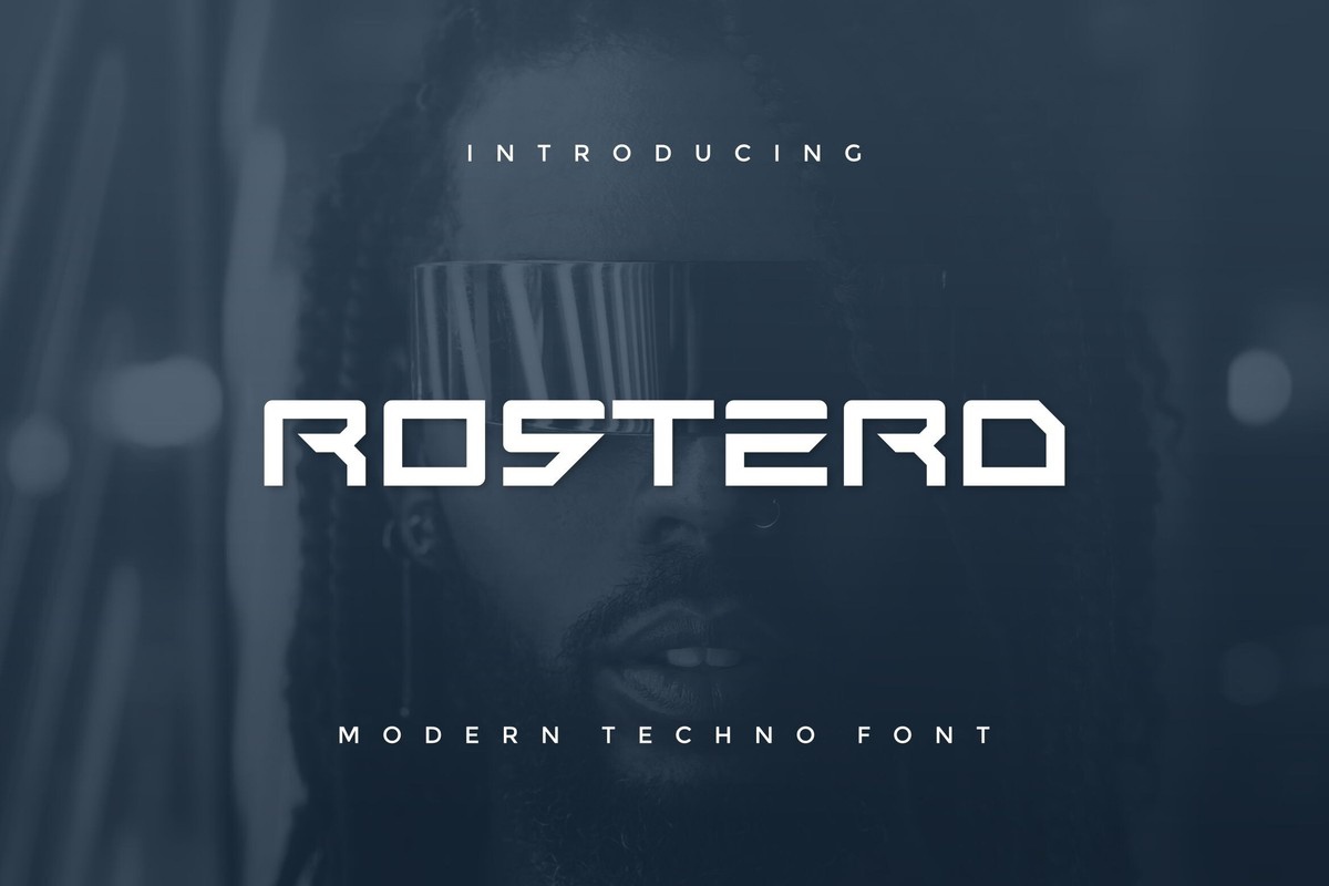 Schriftart Rosterd