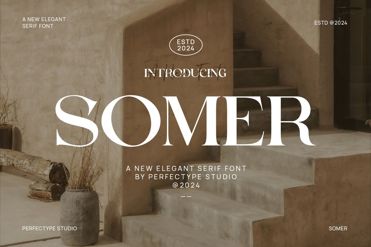 Schriftart Somer