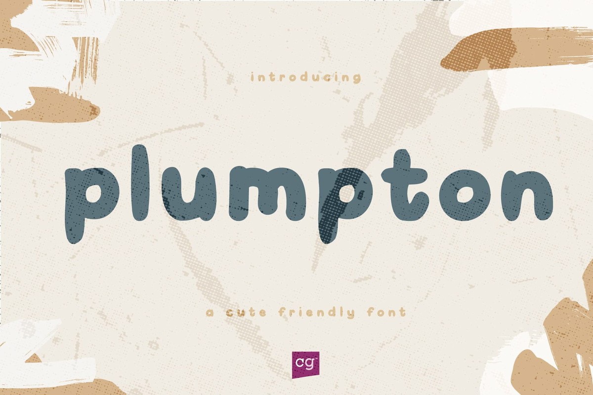 Schriftart Plumpton