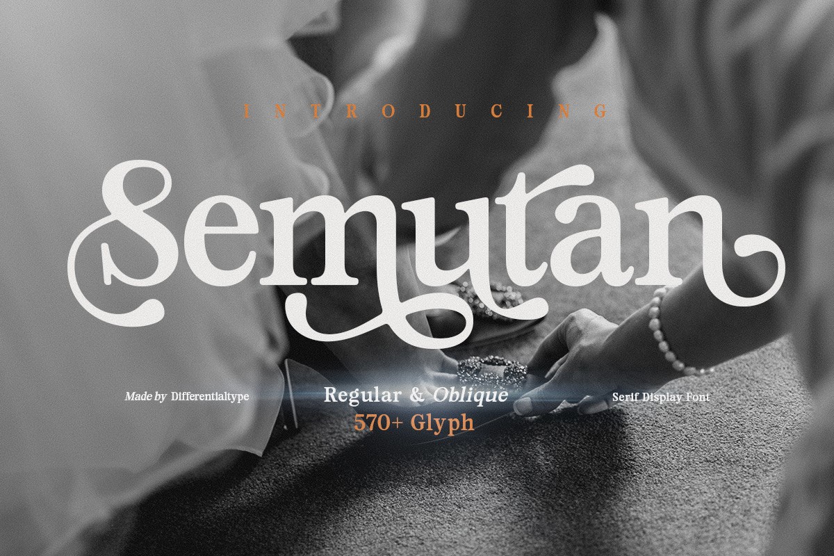 Schriftart Semutan