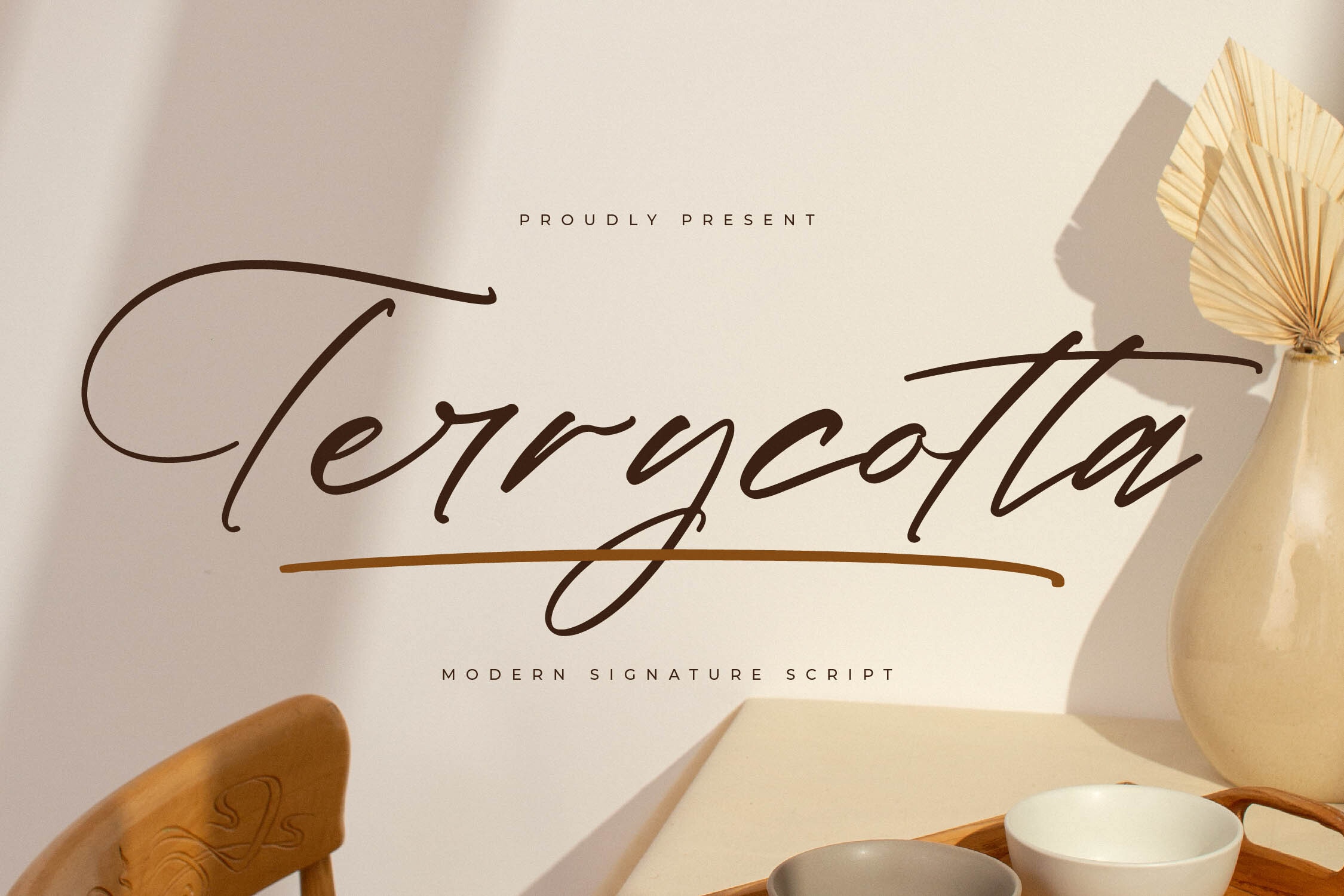 Schriftart Terrycotta