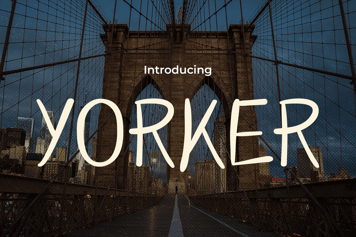 Schriftart Yorker