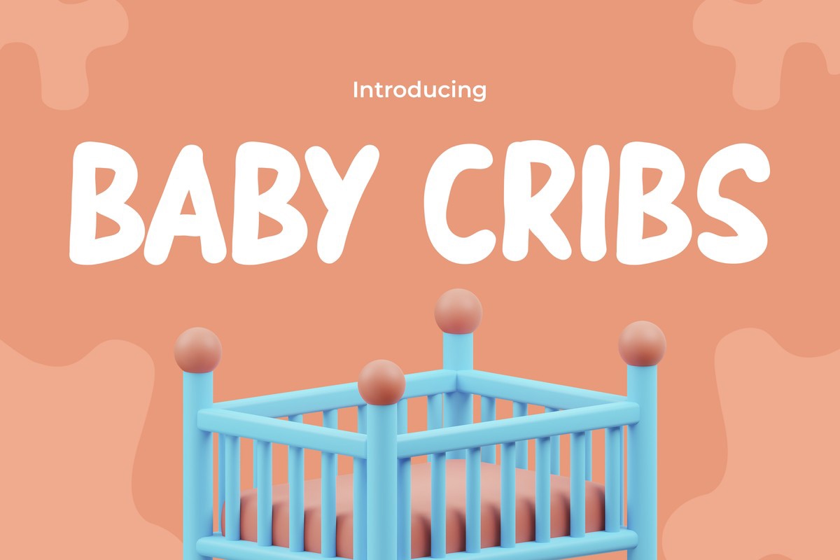 Schriftart Baby Cribs