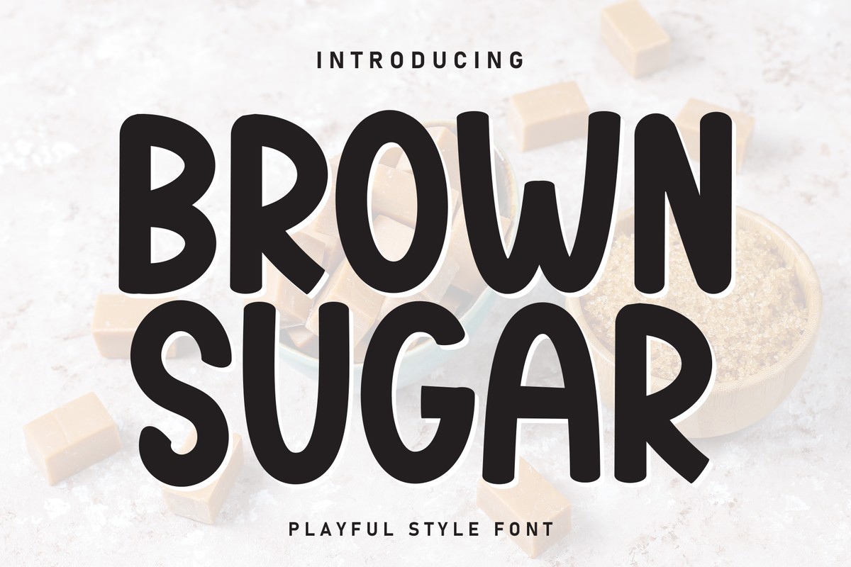 Schriftart Brown Sugar