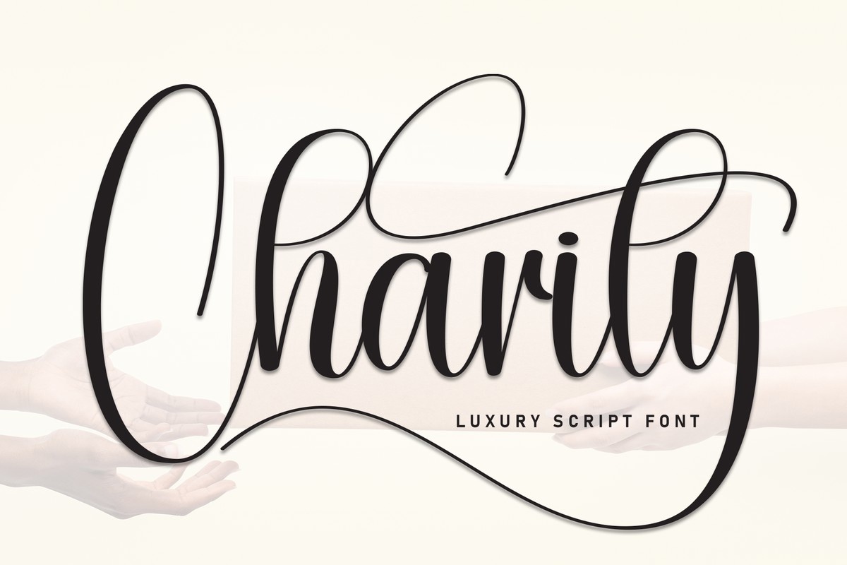 Schriftart Charity