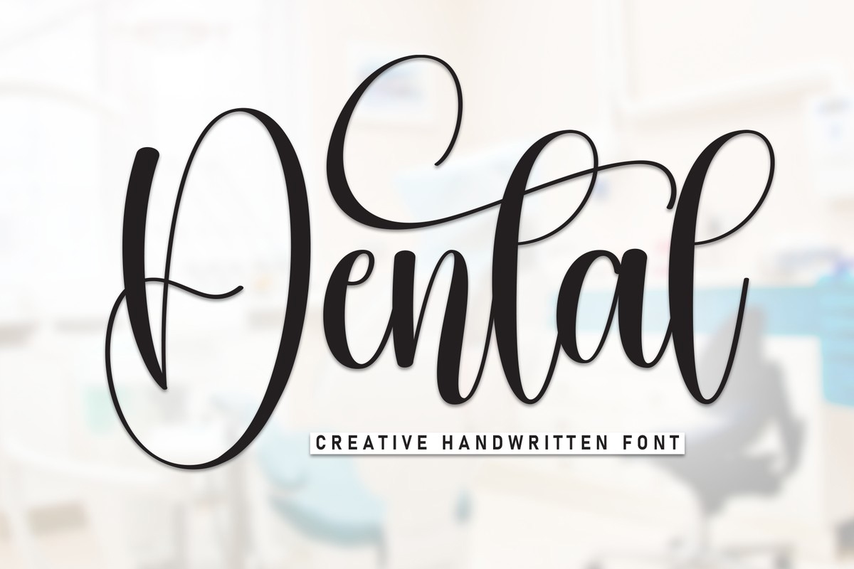 Schriftart Dental