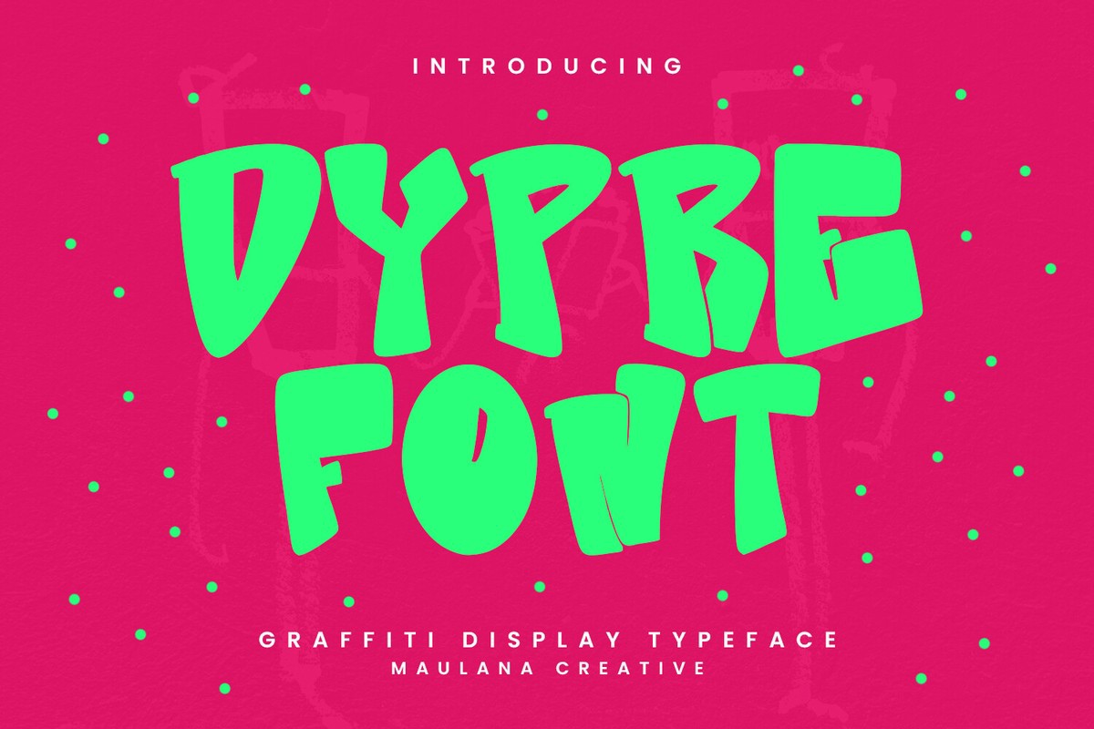 Schriftart Dypre