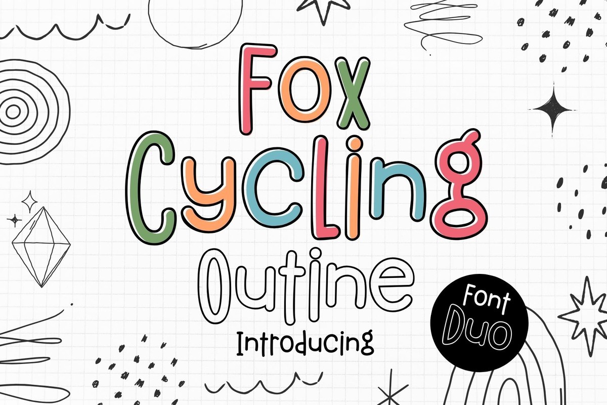 Schriftart Fox Cycling