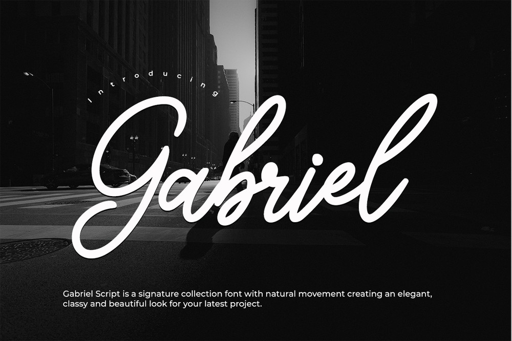 Schriftart Gabriel