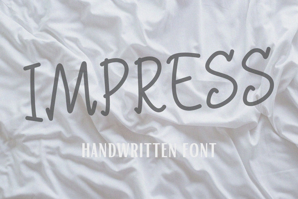 Schriftart Impress