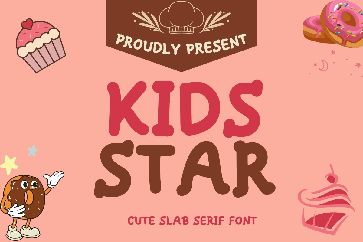 Schriftart Kids Star