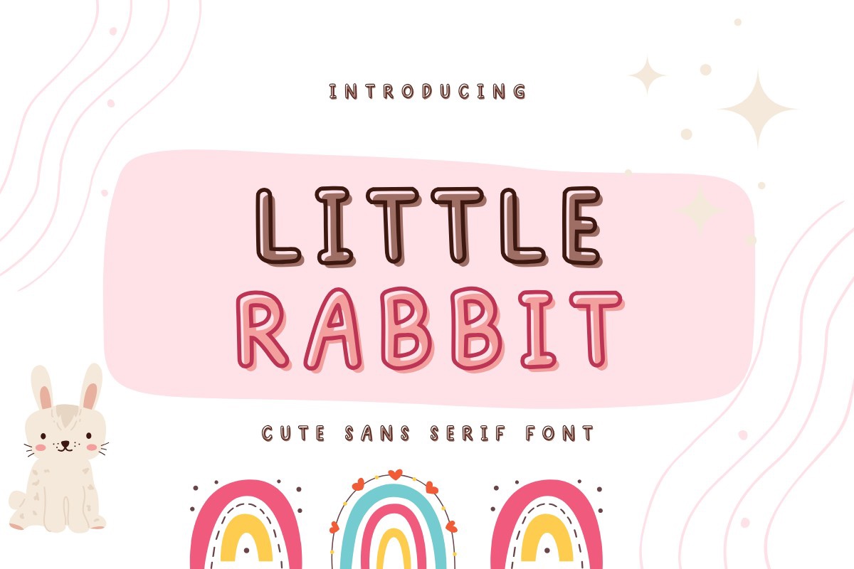 Schriftart Little Rabbit