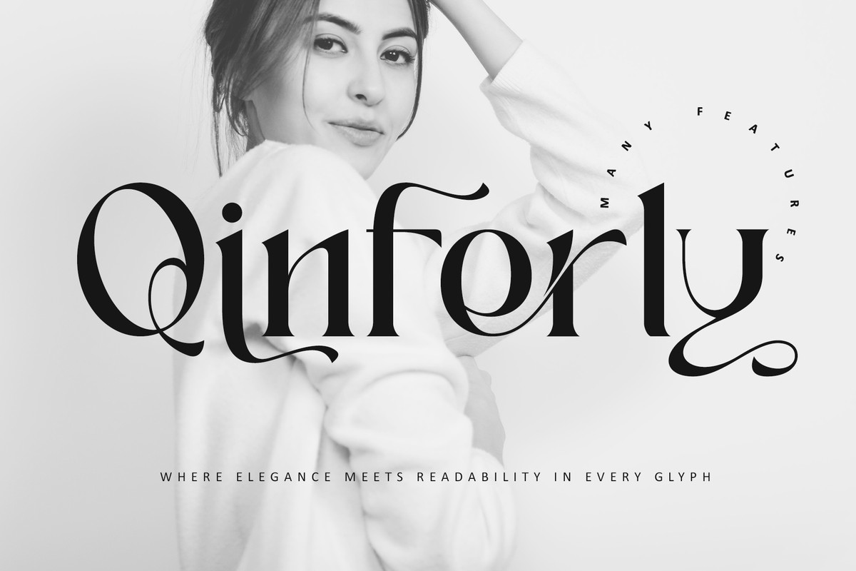 Schriftart Qinferly