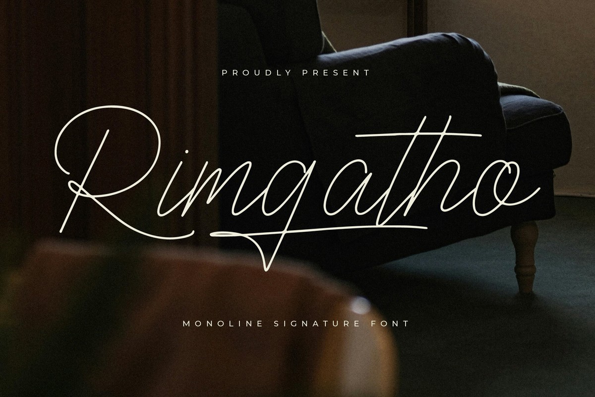 Schriftart Rimgatho