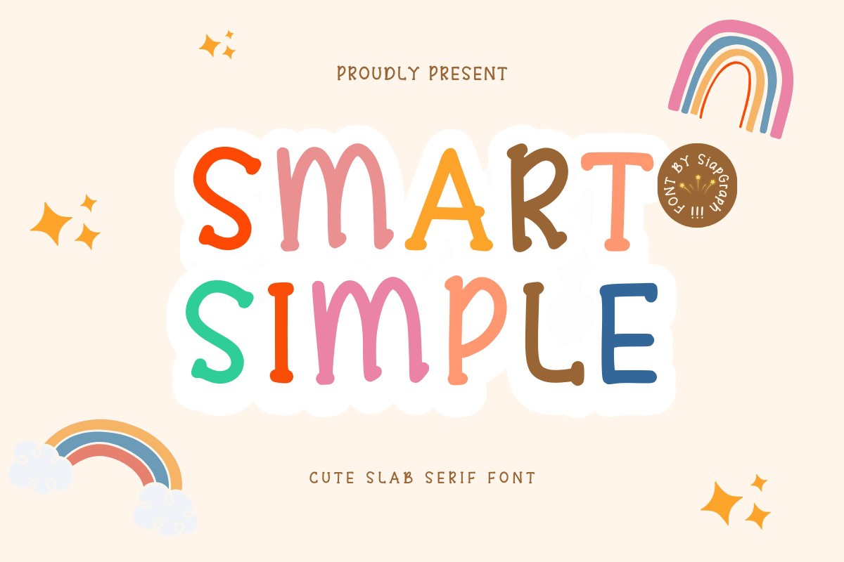 Schriftart Smart Simple