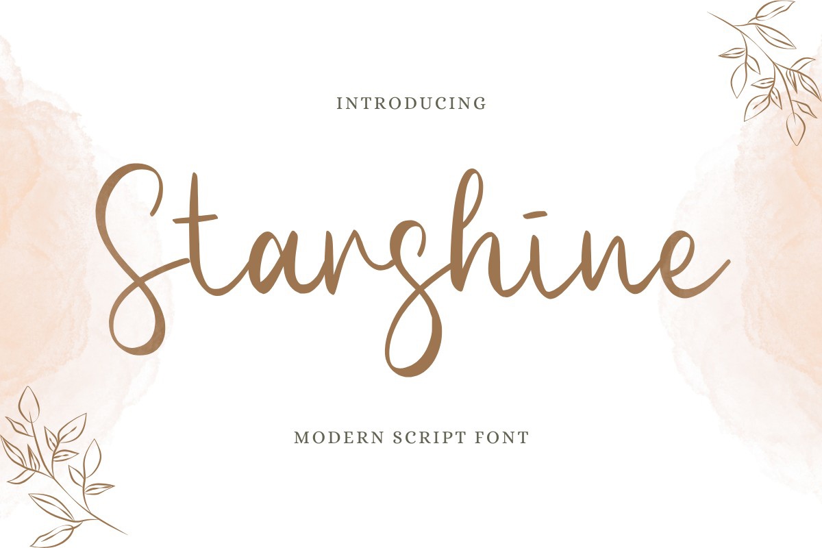 Schriftart Starshine