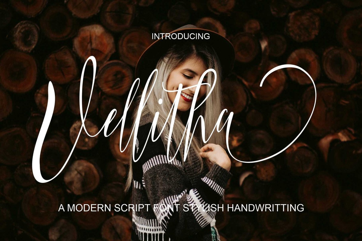 Schriftart Vellitha