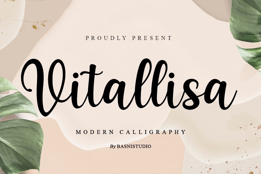 Schriftart Vitallisa