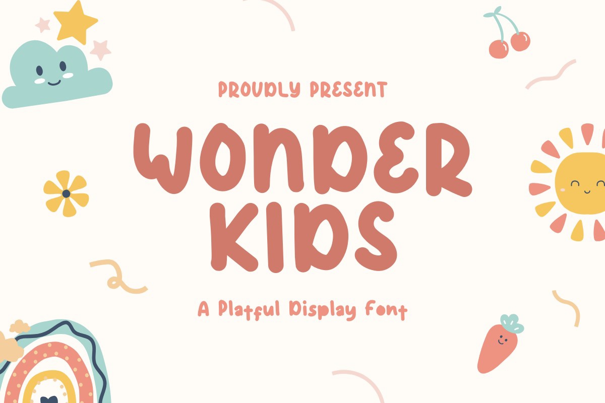 Schriftart Wonder Kids