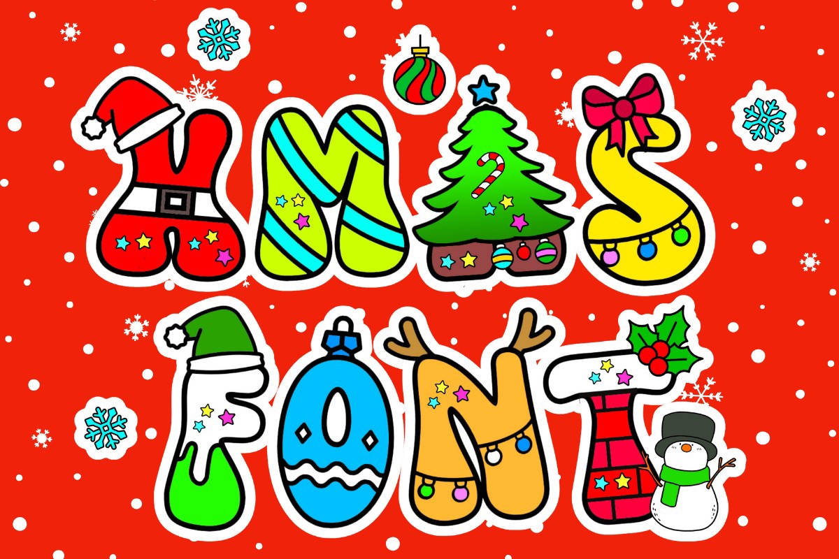 Schriftart Xmas 2