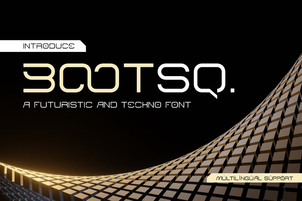 Schriftart Bootsq