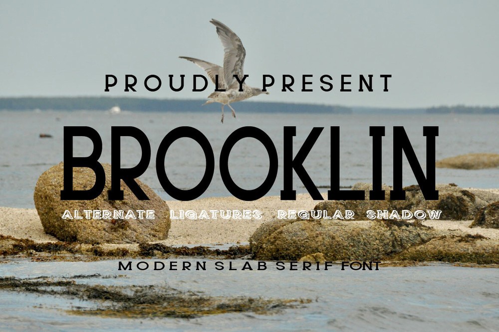 Schriftart Brooklin